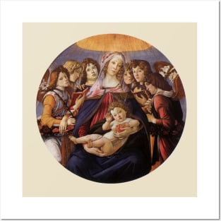 Madonna and Child with Angels by Sandro Botticelli Posters and Art